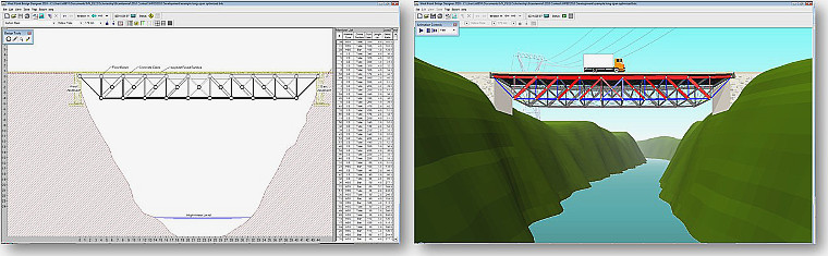 The West Point Bridge Designer software