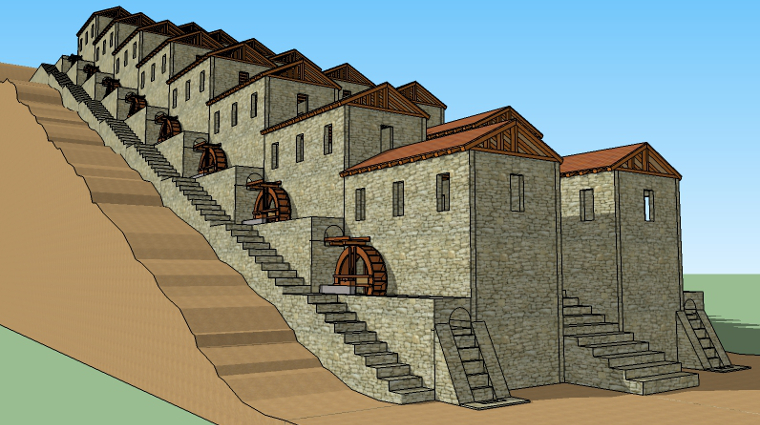 Roman Mill Complex at Barbegal